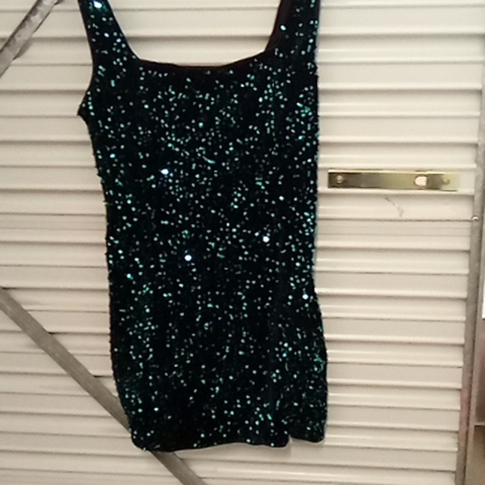 NWT Lulu's Velvet/Sequin Dress